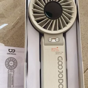 Quạt Phun Sương GOOJODOQ Động Cơ 9526 RPM, Gió Mạnh 8.6m/s, 100 Tốc Độ, Phun Sương Dưỡng Ẩm, Pin 3600mAh Dùng 11.5 Giờ