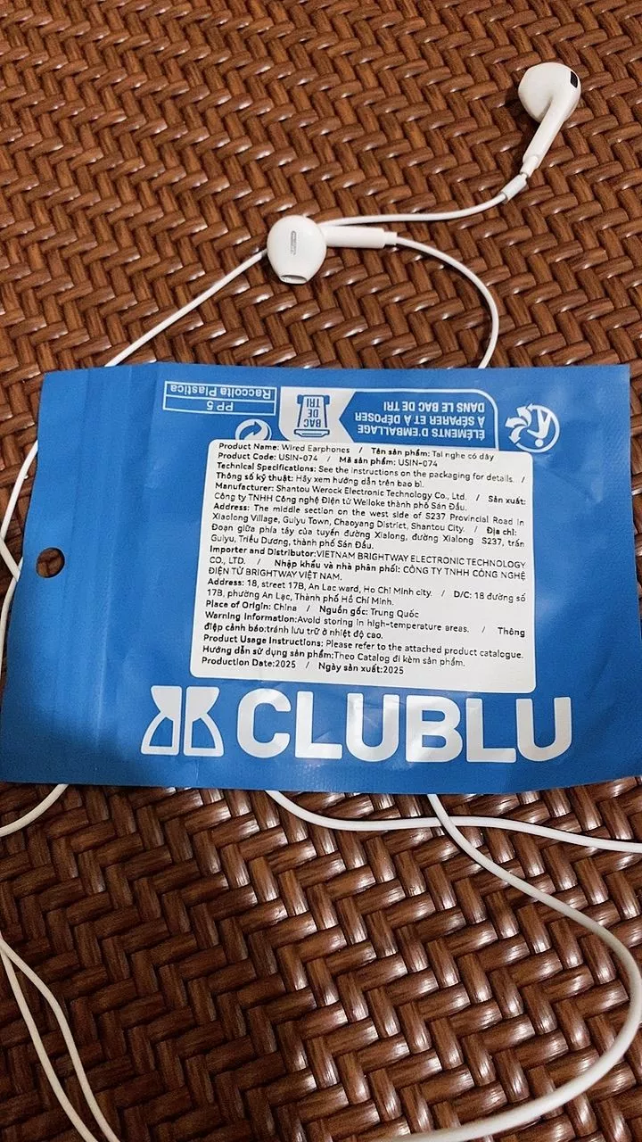 -CLUBLU- Tai Nghe Có Dây Light Cho 7-14 Nhét Tai Âm Bass Hai Tai Stereo Phụ Kiện Điện Thoại