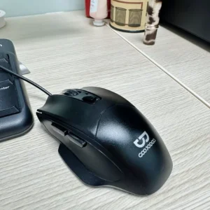 Chuột Có Dây GOOJODOQ 4 Nấc DPI, 6 Nút, Thiết Kế Êm Tay, Cắm USB Xài Liền