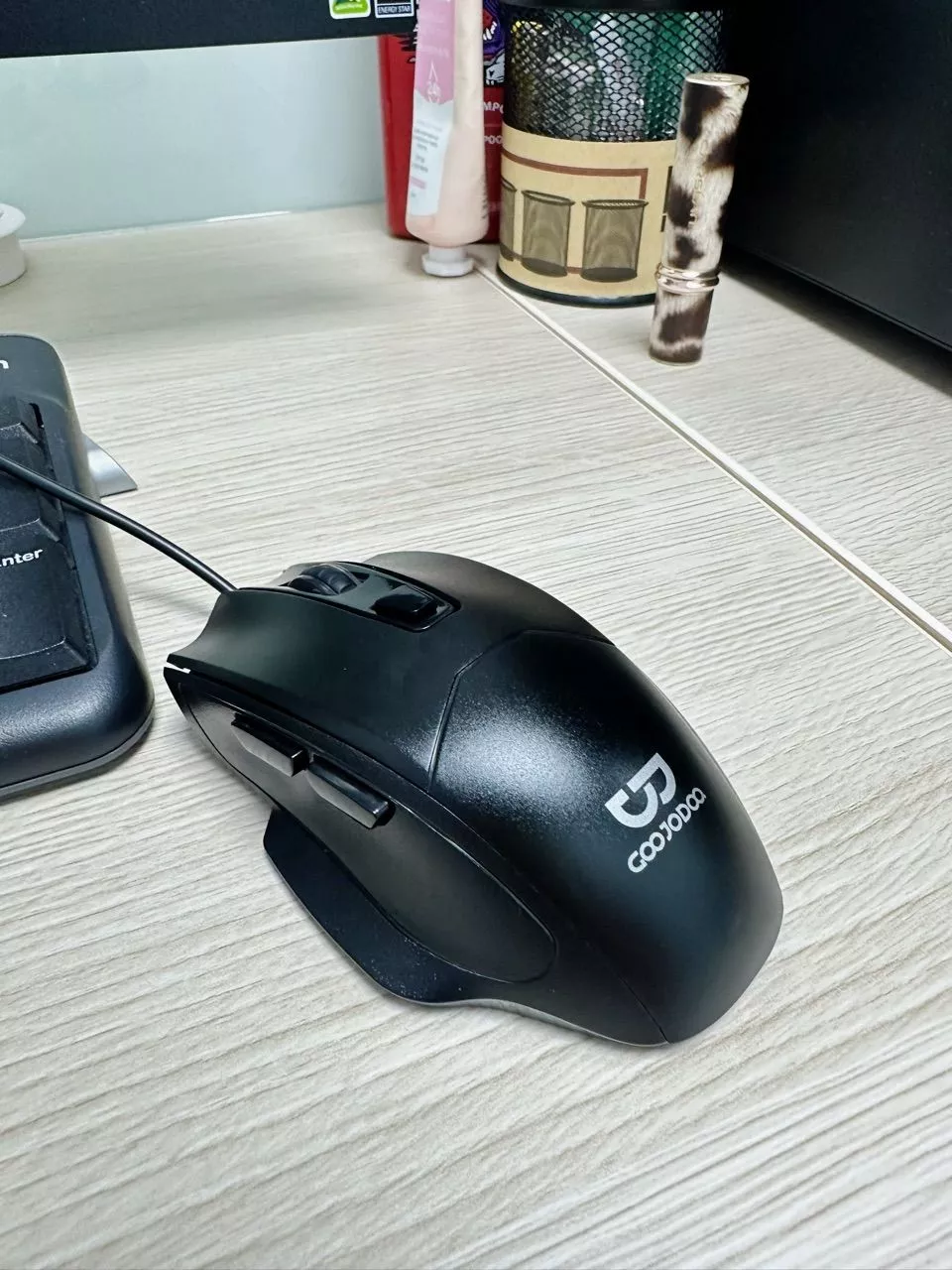 Chuột Có Dây GOOJODOQ 4 Nấc DPI, 6 Nút, Thiết Kế Êm Tay, Cắm USB Xài Liền