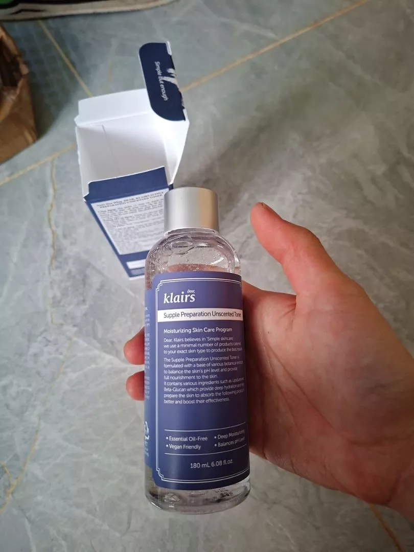 Nước hoa hồng Dear, Klairs Supple Preparation Unscented Toner