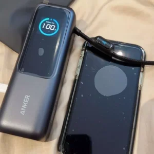 Sạc dự phòng ANKER Zolo 25kmAh | Công suất 165W | Tích hợp 2 cáp USB-C rút gọn | Có màn hình - A1695