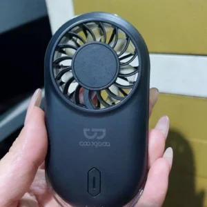 Quạt mini cầm tay siêu mỏng GOOJODOQ có tốc độ quay 10.000 vòng/phút và tốc độ gió 9,1 m/giây