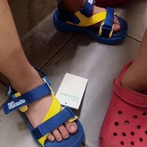 Giày Sandal Trẻ Em Little 8 Shondo Quai Hậu Xoay Nhẹ 2trong1 Nhiều Màu