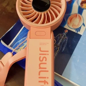 Quạt cầm tay tích điện Jisulife Life 7 5 cấp độ gió 3600/5000mAh - Sử dụng lên đến 12h - Chính hãng - BH 12 tháng