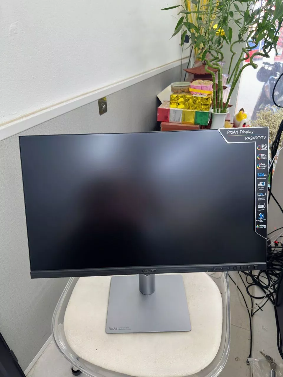 Màn hình ASUS ProArt PA249CGV 24 inch IPS 144Hz USBC PD 96w chuẩn màu chuyên đồ họa BH 36 tháng