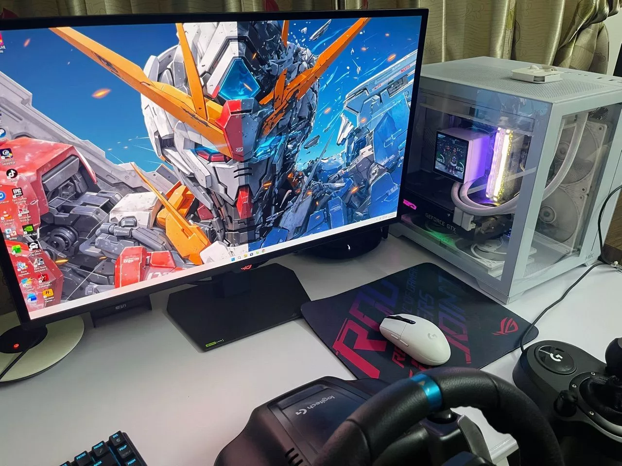 Màn hình Gaming Asus ROG Strix XG27AQDMES 27 inch QD-OLED Gen 3 2K 240Hz HDR10 Gsync BH 36 tháng