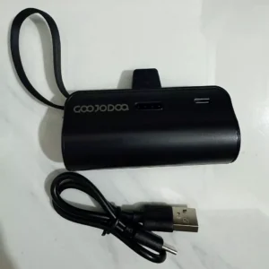 GOOJODOQ 4000mAh Mini Power Bank Sạc di động Type-C và phích cắm cho điện thoại/đồng hồ/tai nghe