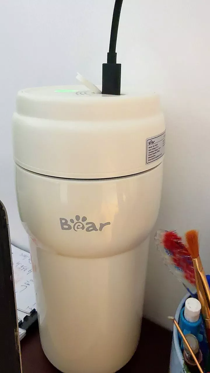 Máy Xay Sinh Tố Cầm Tay Bear 0.3L LLJ-K06F7 (BL-5H06G) - 50W, Lưỡi 10 Cánh - Hàng Chính Hãng