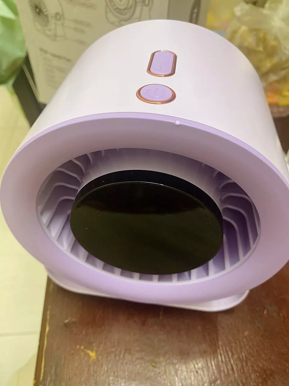 Quạt để bàn tốc độ cao GOOJODOQ mới 2025 Quạt 100 tốc độ Màn hình LED kỹ thuật số Quạt turbo không ồn có thể điều chỉnh