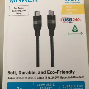 [SVIP] Cáp Sạc ANKER 322 Nylon Cable III USB-A to USB-C - Dài 0.9/1.8m - A81H5/A81H6