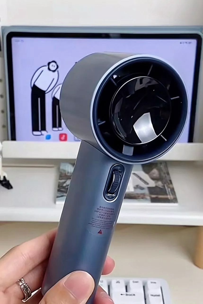Quạt Cầm Tay Cao Cấp JISULIFE FA53 Pro1 ABS và Pro1 S - Con Lăn Tốc Độ - Đèn LED Hiển Thị - Sử Dụng Đến 15H BH 12 Tháng