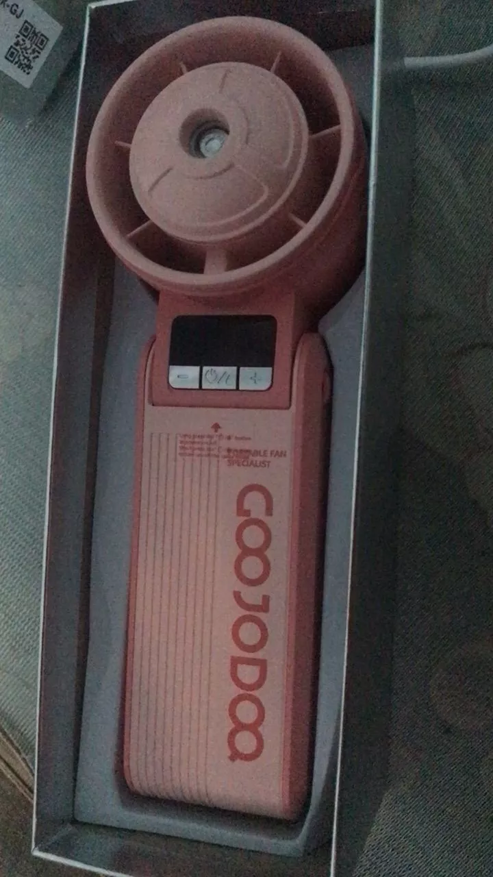 Quạt Phun Sương Turbo GOOJODOQ, 100 Tốc Độ, Pin 3600mAh (11.5H), Gió Mạnh,Xoay 180° điều chỉnh