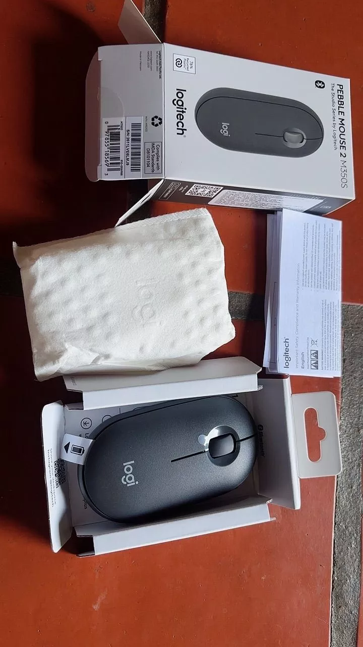 Chuột Bluetooth Logitech M350s Pebble 2 Silent - Mỏng nhẹ, Nút tùy chỉnh, Easy-Switch, 4000DPI