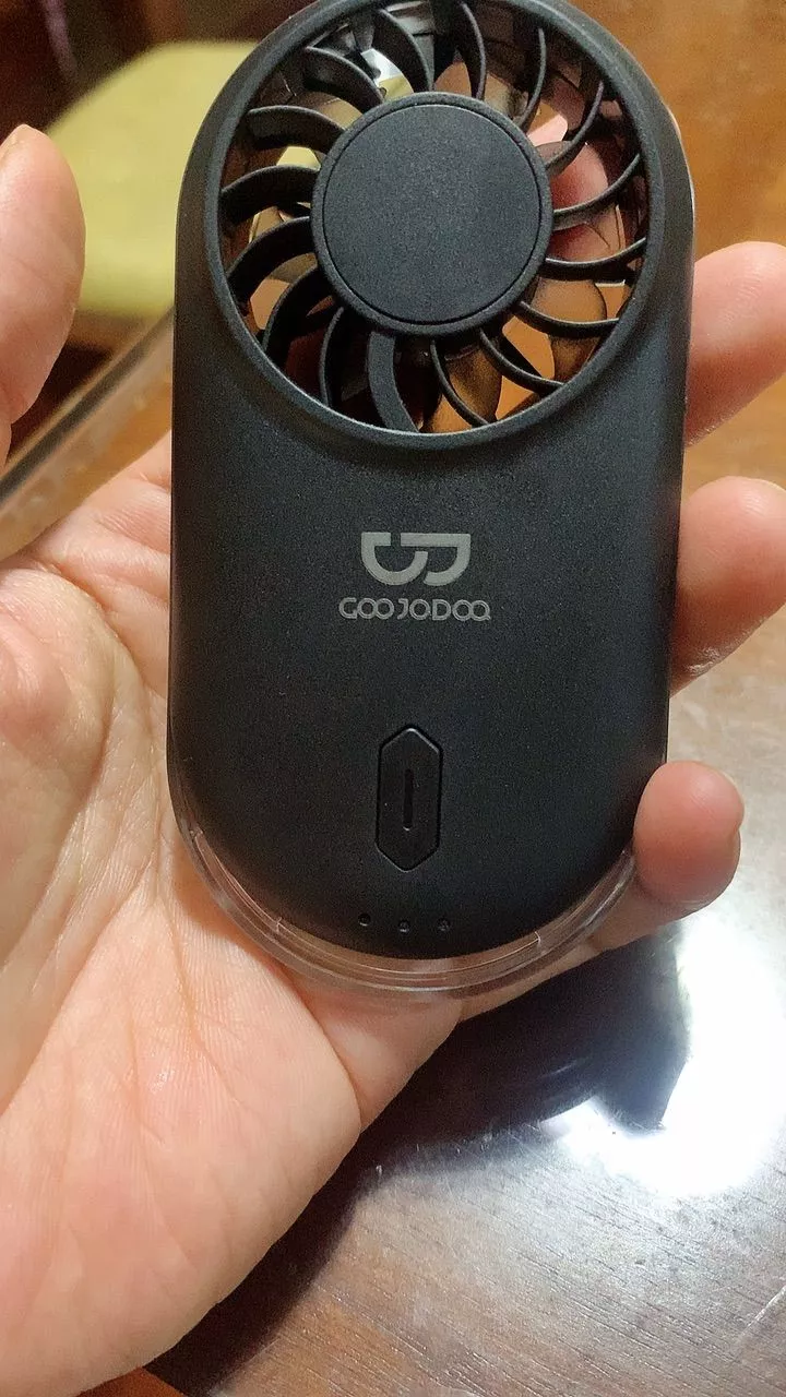 GOOJODOQ Quạt cầm tay Mini cầm tay Quạt làm mát bỏ túi siêu mỏng có thể sạc lại cho trẻ em đi học