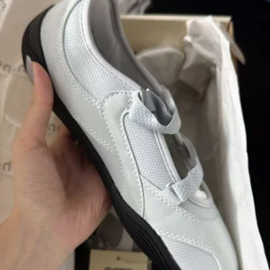 Giày Búp Bê Ballet Sneaker Nữ Minie Shondo Đế Bệt Vải Mesh Quai Dán Nhiều Màu