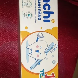 Kem đánh răng Sachi hương dâu/ đào/ cam 60g 1Y+