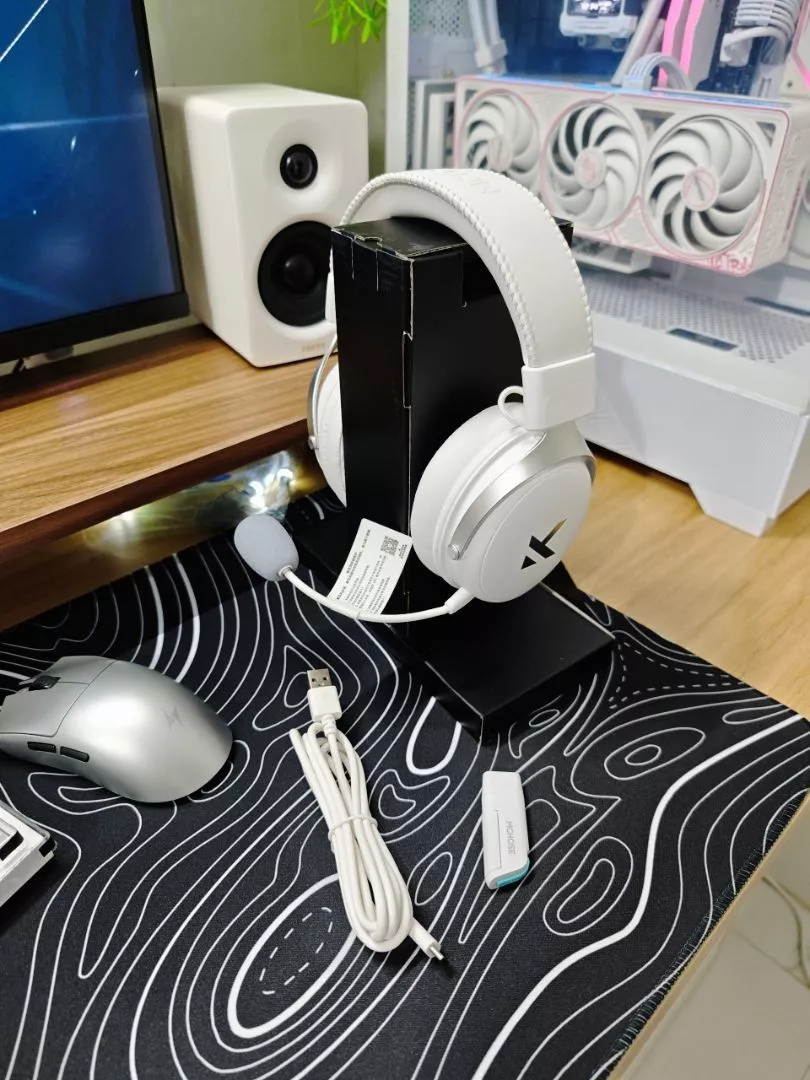 Tai nghe Gaming không dây Mchose V9 pro - 3 Mode - Âm thanh 7.1 - Pin 2000mah - Có app - Turn sẵn