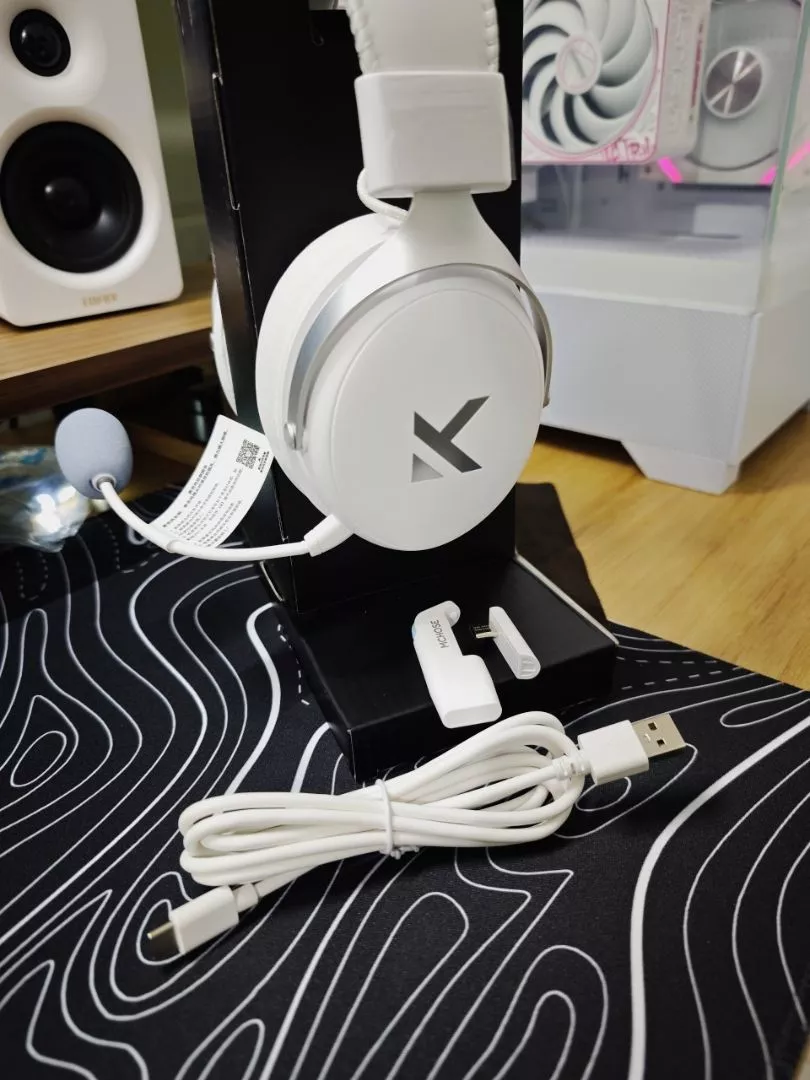 Tai nghe Gaming không dây Mchose V9 pro - 3 Mode - Âm thanh 7.1 - Pin 2000mah - Có app - Turn sẵn