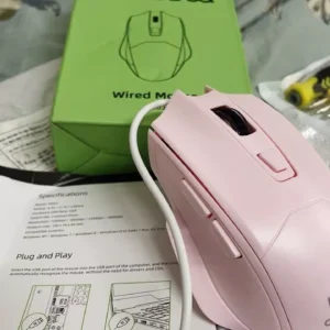 Chuột Có Dây GOOJODOQ 4 Nấc DPI, 6 Nút, Thiết Kế Êm Tay, Cắm USB Xài Liền