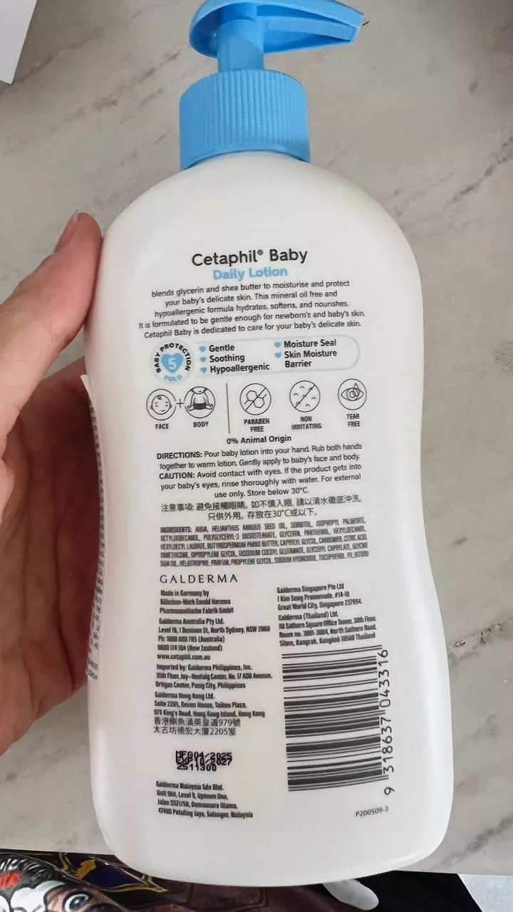 SỮA DƯỠNG ẨM CETAPHIL BABY DAILY LOTION DỊU LÀNH 400ML