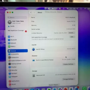 Máy Tính Xách Tay Apple MacBook Neo, 512GB