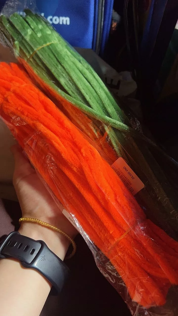 100 Cành Kẽm Nhung – Làm Hoa, Trang Trí, Đồ Handmade, Nhiều Màu, Dài 30cm