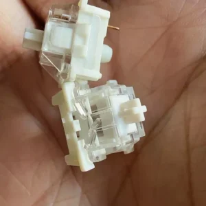 Combo Switch Outemu White Jade - 3 pin - Switch bàn phím cơ - Linear - Pre-lube - 55gf - Lực nhấn 45g - Hành trình 3.3mm