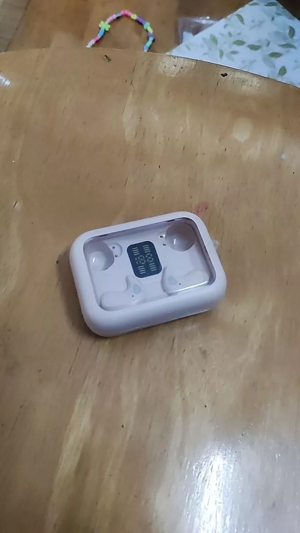 Tai nghe nửa tai Màn hình LED không dây Bluetooth Cảm ứng vân tay Âm thanh HiFi Tương thích với iOS và Android
