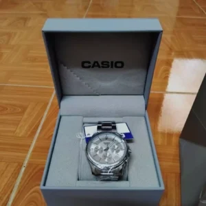 (Chính Hãng) Casio Nam MTP-1375D-7A Mặt Trắng Size 42mm - Bảo Hành 7 Năm