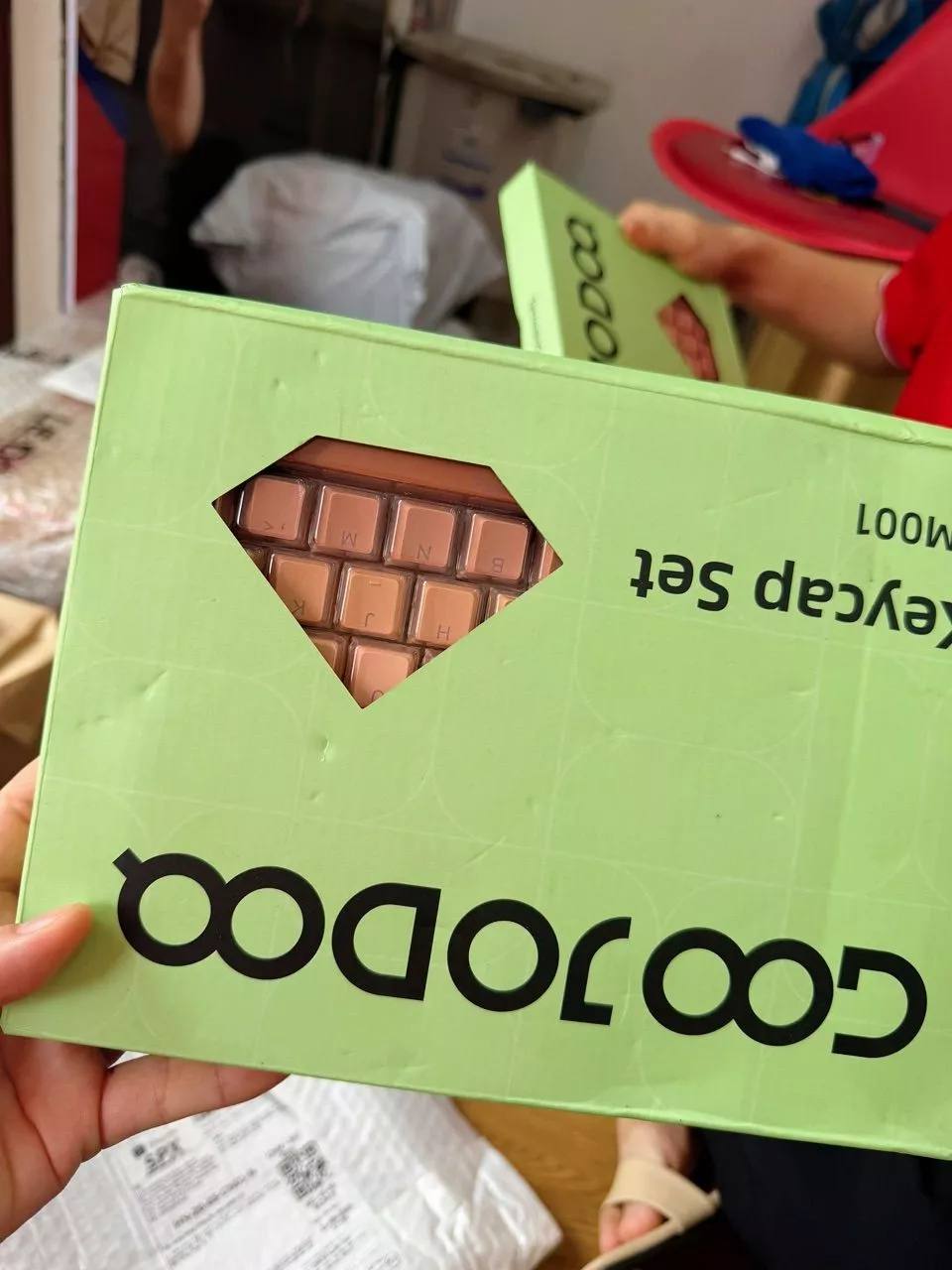 Nắp phím Bàn phím cơ GOOJODOQ 133 phím, keycap gradient cao cấp, mặt trước trong suốt, chống dầu