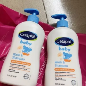 Combo 2 Sữa tắm gội trẻ em tinh chất hoa cúc Cetaphil 400ml