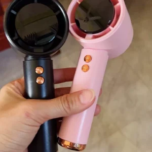 【Tặng Dây Đeo + Dây Sạc】Quạt Cầm Tay Turbo Tốc Độ Gió Cực Mạnh - Quạt Làm Mát Nhanh,Quạt tích điện mini pin cao 5000 mah