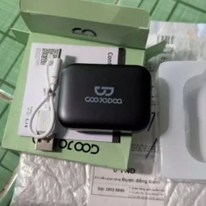 Tai nghe Bluetooth 5.3 không dây Goojodoq Thời lượng pin dài, nhỏ gọn và dễ mang theo