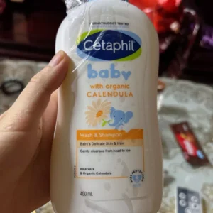 Sữa tắm gội dưỡng ẩm CETAPHIL BABY W&SHAMPOO CALENDULA 400ml dịu lành cho bé hoa cúc hữu cơ