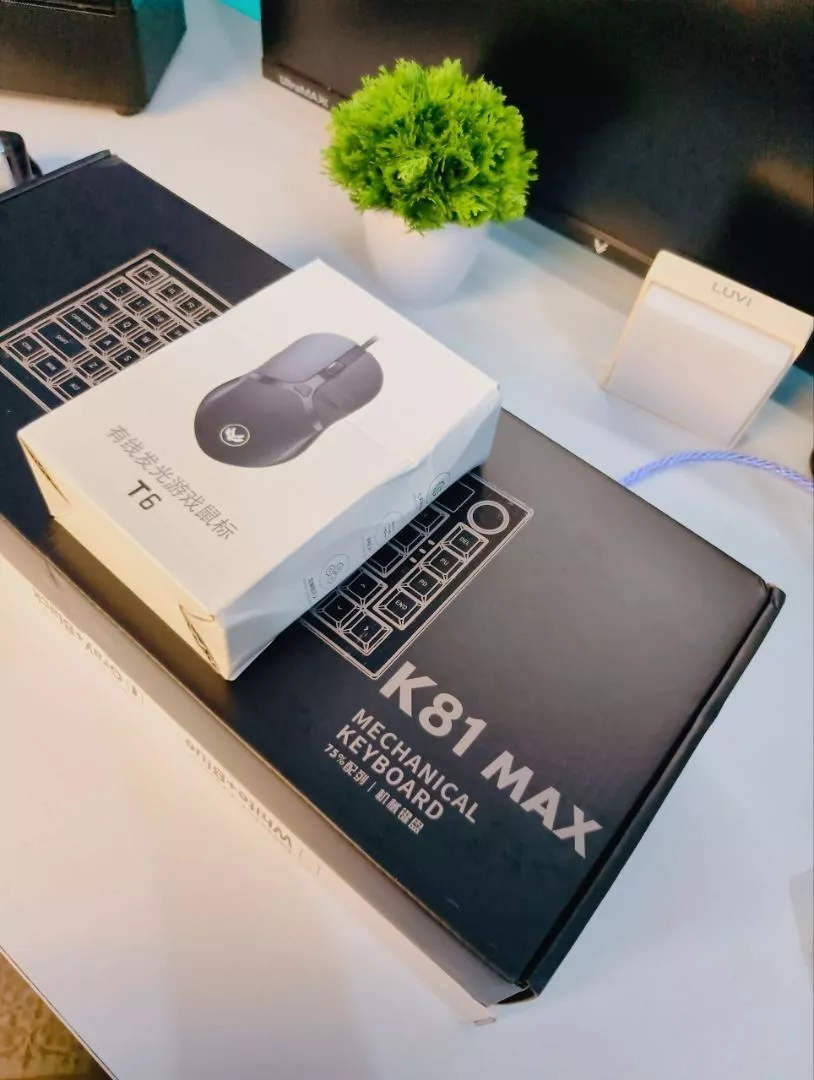 Bàn phím cơ Gaming Không Dây Atas K81 Max 3 mode - Màn TFT - Mạch Xuôi - Hot-swap 5 pin - LED RGB - Có App - Pin 8000