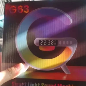 [Cực Hot] Loa Bluetooth Chữ G Đa Năng, Đèn Led RGB Nháy Theo Nhạc, Đồng Hồ Báo Thức Trang Trí