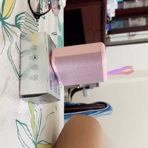 GOOJODOQ Loa Bluetooth Vải Chiếu Sáng RGB Chất Lượng Cao Hi Fi Chất Lượng Âm Thanh Hỗ Trợ Phát Lại TF / USB