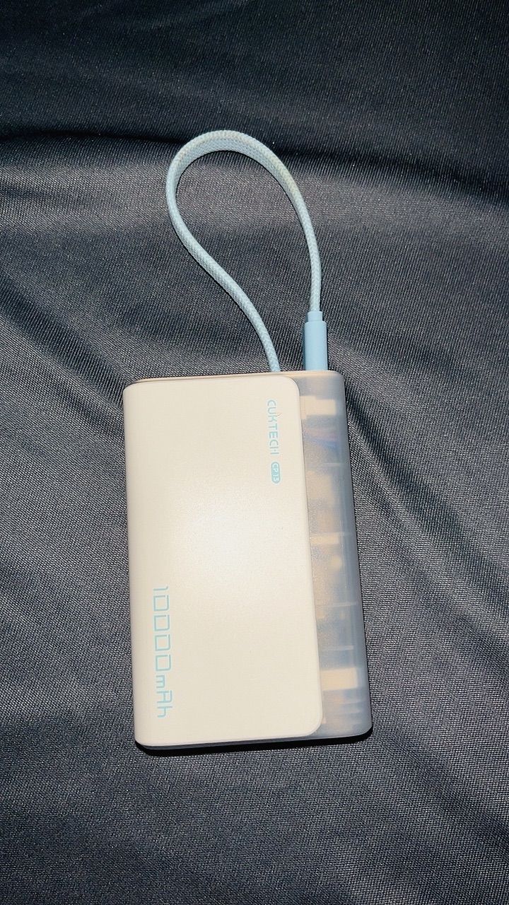 【Được chứng nhận CCC】CUKTECH Pin Dự Phòng Mini 10000mAh Sạc Nhanh 30W – Tích Hợp Dây Hỗ Trợ iP 16/15/14 (CP13 Power Bank