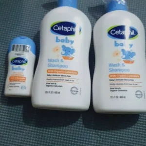 Combo 2 Sữa tắm gội trẻ em tinh chất hoa cúc Cetaphil 400ml