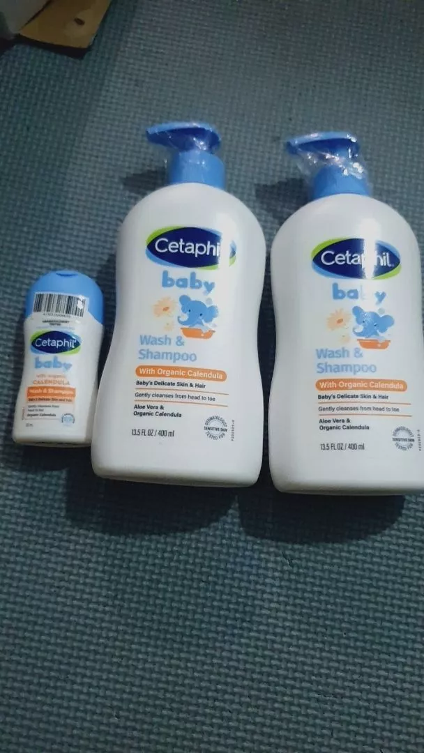 Combo 2 Sữa tắm gội trẻ em tinh chất hoa cúc Cetaphil 400ml