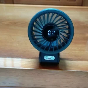 Quạt bỏ túi tốc độ cao GOOJODOQ Màn hình LED tăng cường sức gió gấp 10 lần và dây đeo di động4000mAh