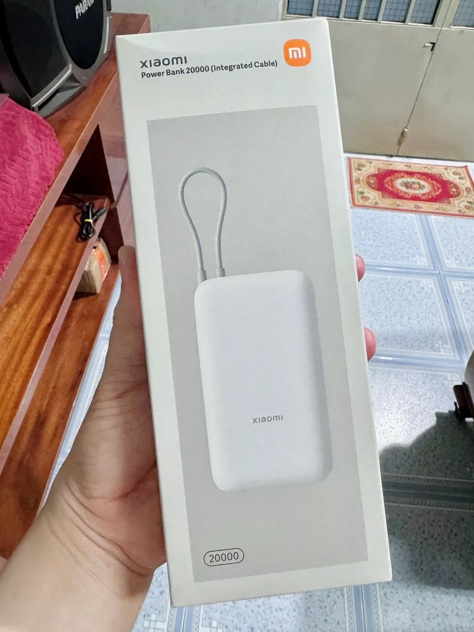 Pin sạc dự phòng Xiaomi Power Bank 20000mAh (Integrated Cable)
