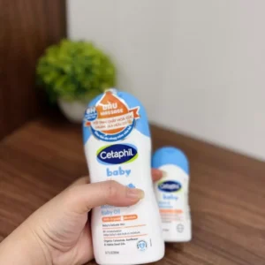 [MỚI] Dầu massage dưỡng ẩm làm dịu da bé với hoa cúc Calendula Hữu Cơ Cetaphil Baby Moisturising Baby Oil 200ml