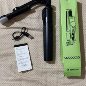 Gậy selfie 3 trong 1 GOOJODOQ, có thể kéo dài 1-1,7m, chân đế ba chân ổn định,điều khiển từ xa Bluetooth có thể tháo rời