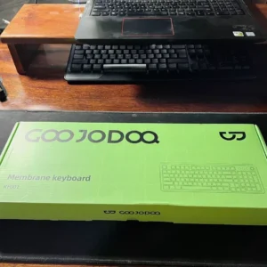 Bàn phím màng không dây Goojodoq: Ba chế độ kết nối, 98 phím, không gây tiếng ồn,có màn hình LED đèn