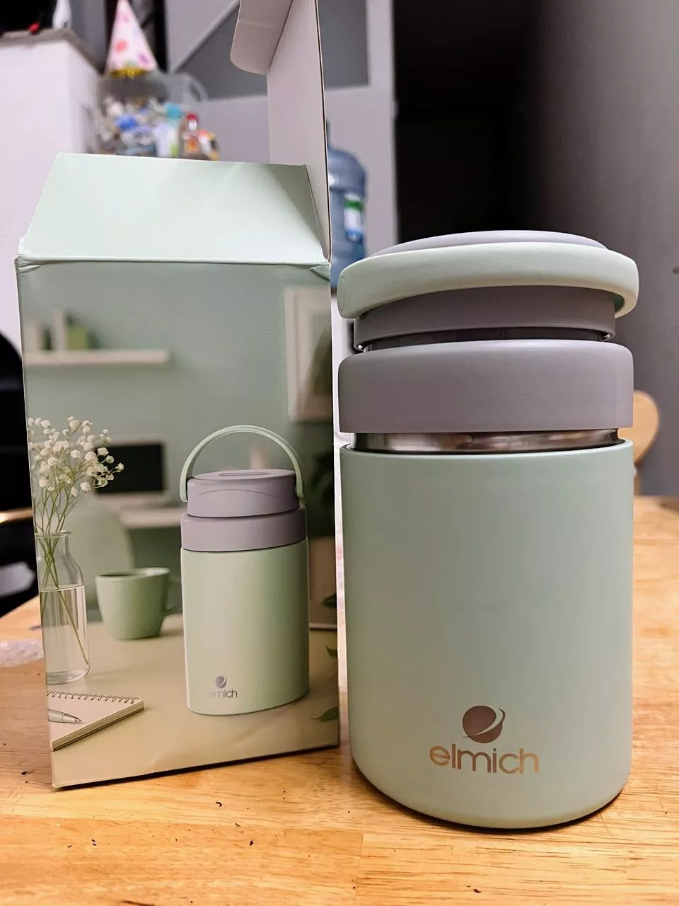 Bình đựng thức ăn giữ nhiệt inox 316 Elmich EL1289 dung tích 750ml