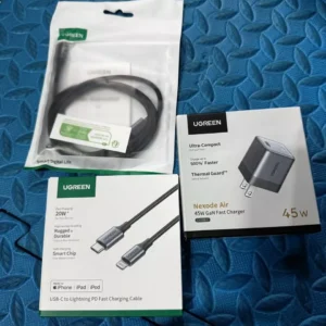 [Cho iPhone 8 -14 MFi] Cáp Sạc Nhanh UGREEN Nylon Dù USB-C to Lightning | Đạt chứng nhận MFi Apple | Chắn chắc - US304-cho iPhone 11 12 13 14/ iPad Pro Air/ Air Pod Pro