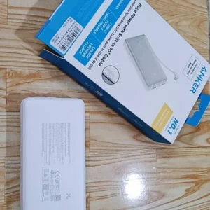 Sạc dự phòng ANKER Zolo 20kmAh 45W | 2 cổng 1C1A | Tích hợp 2cáp USB-C cho iP15/16/17/Samsung | Sạc nhanh - A1681C