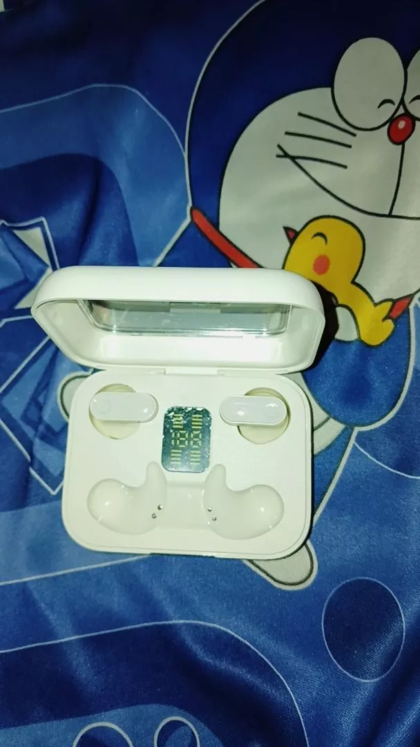 Tai nghe nửa tai Màn hình LED không dây Bluetooth Cảm ứng vân tay Âm thanh HiFi Tương thích với iOS và Android